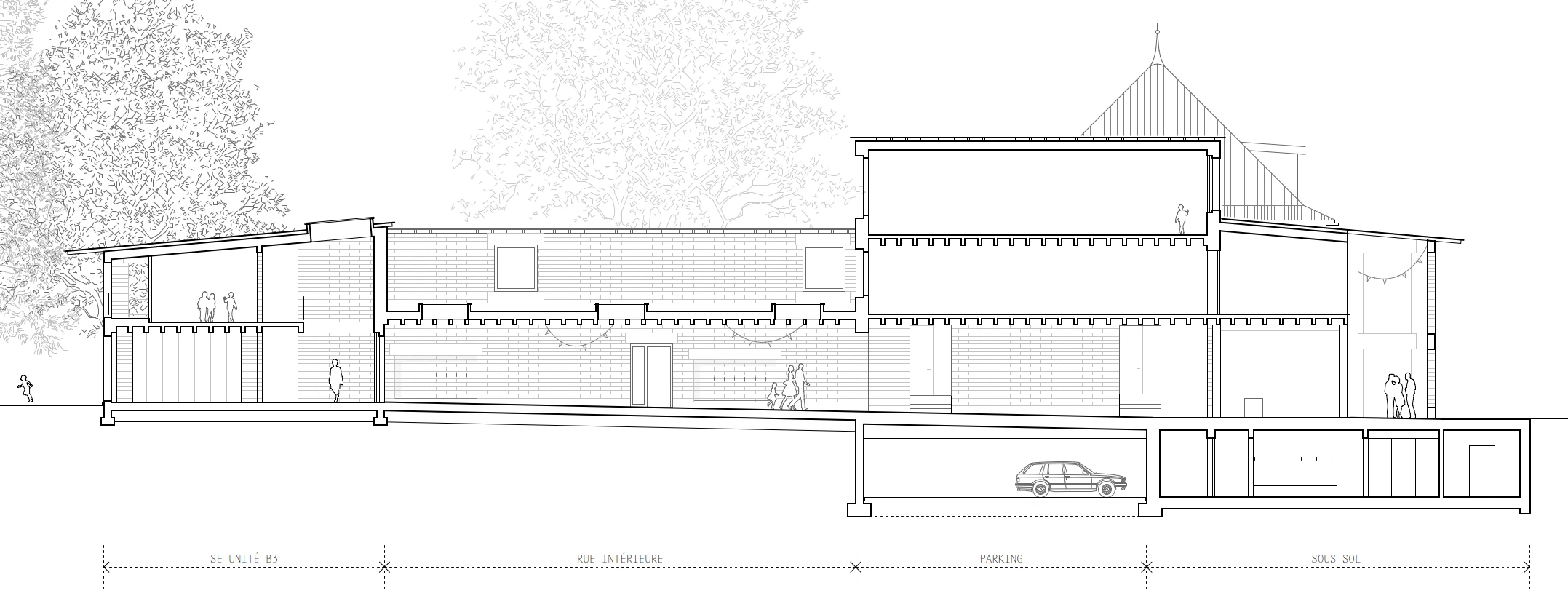 givisiez le bosquet co-struct jardin d'enfants Lehmbau Stampflehm Nachhaltigkeit Holzbau