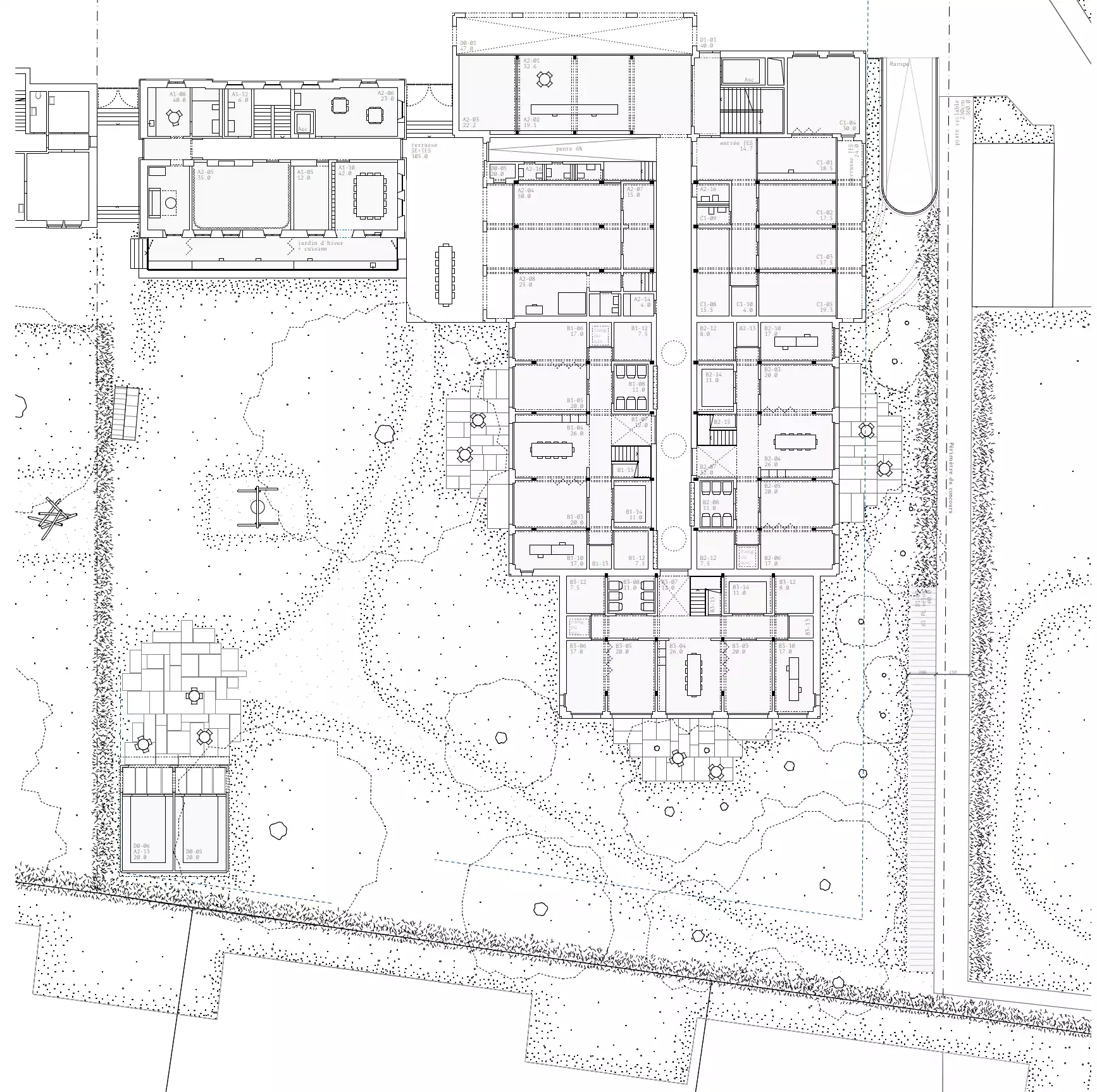 givisiez le bosquet co-struct jardin d'enfants Lehmbau Stampflehm Nachhaltigkeit Holzbau